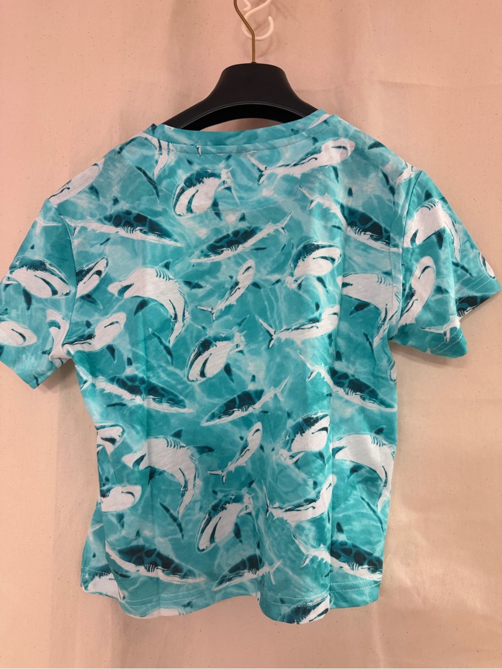 Vilebrequin Boys Shark Print T-Shirt Size 6A / 116cm Organic Cotton NWT - Picture 3 of 7